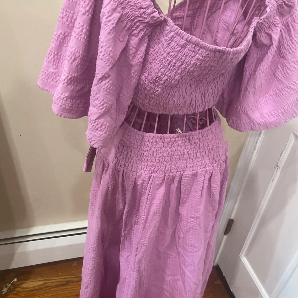 Free People Free People Pretty In A Bow Two Piece Set Sz XS